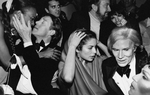 Liza Minnelli;Andy Warhol;Halston;Jack Jr. Haley [& Wife];Mrs. Mick Jagger