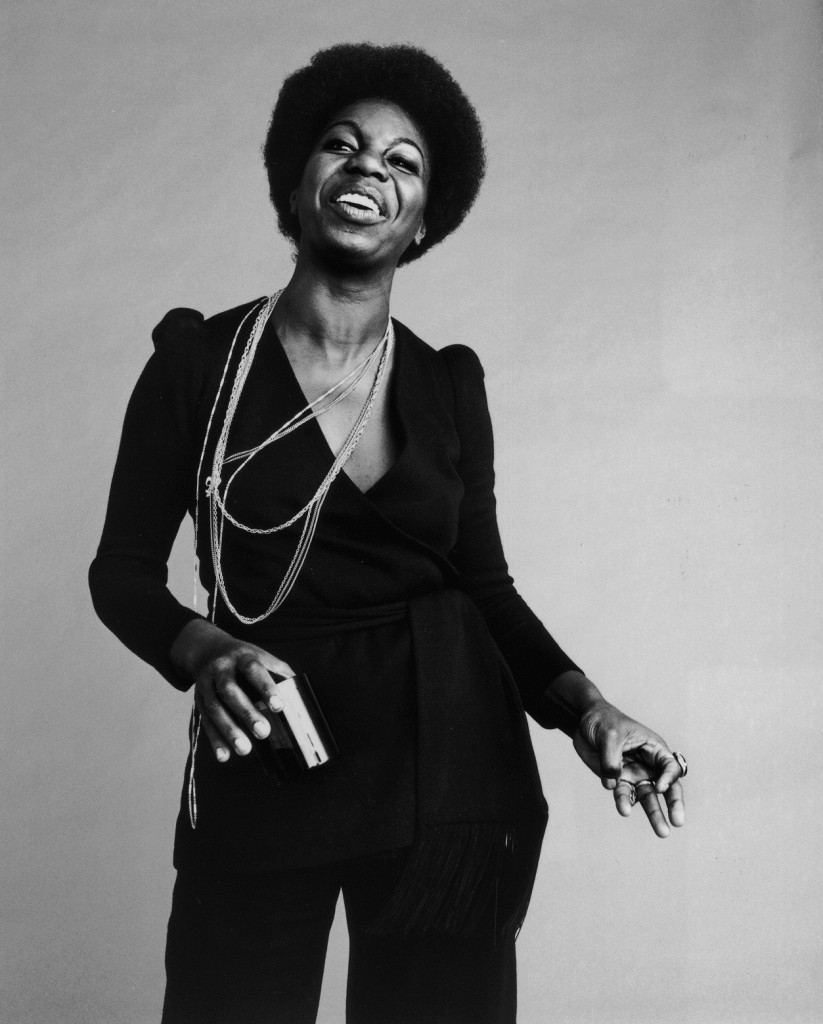 30th October 1969: Studio portrait of American vocalist Nina Simone (1933 - 2003) dancing and laughing. (Photo by Jack Robinson/Hulton Archive/Getty Images)