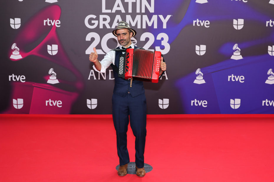 SEVILLE, SPAIN - NOVEMBER 16: Gregorio Uribe attends The 24th Annual Latin Grammy Awards on November 16, 2023 in Seville, Spain. (Photo by Neilson Barnard/Getty Images for Latin Recording Academy)