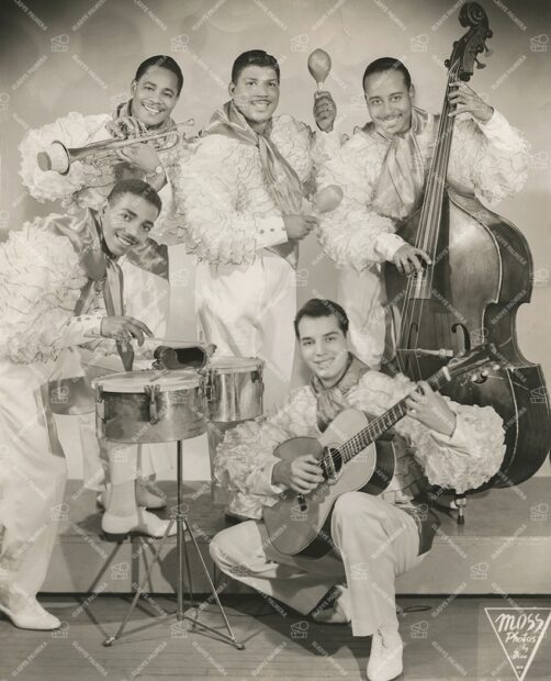 Marcelino con Willie Bobo y Mario Cora