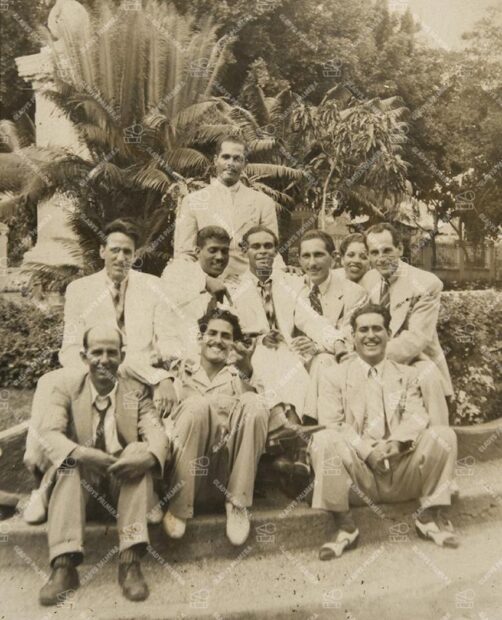 Marcelino con el Septeto Nacional